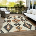thumbnail image 3 of Dalyn Rugs Machine Washable Indoor/Outdoor Chantille Ivory 5' x 7'6" Rug, 3 of 9