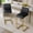 Black-Gold, variant on Sweiko PU Leather Bar Stools 30 inch, Set of 4 Upholstered Bar Chairs, Modern Counter Height Barstools with Back & Footrest, Kitchen Island Bar Stools for Pub Home Coffee Shop
