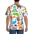 thumbnail image 2 of Rocae Animals for Men's Moisture-Wicking Crew Tee - T-Shirt for Sports, Outdoor Activities, and Casual Wear3X-Large, 2 of 9
