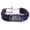 Blue license plate, variant on "Never Forget" Paracord Bracelet—a men's tactical survival bracelet featuring a bronze-tone American flag, helping veterans obtain companion dogs.
