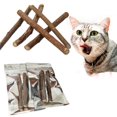 thumbnail image 4 of Chicdog 2pcs/set Cat Cleaning Teeth Pure Natural Catnip Pet Cat Molar Toothpaste Stick, 4 of 5
