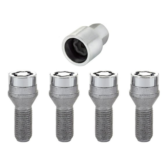 McGard Wheel Lock Bolt Set - 4pk. (Cone Seat) M14X1.5 / 17mm Hex / 27.5mm Shank