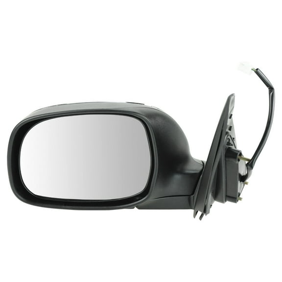 TRQ Power Side Mirror Chrome & Black LH for Tundra Double Cab Sequoia MRA05592