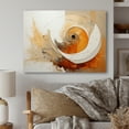 thumbnail image 2 of Designart "Natural Hues I" Abstract Spirals Metal Art Living Room, 2 of 5