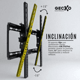thumbnail image 3 of Soporte Fijo Con Inclinación Para Tv 26- 65 Pulgadas Gecko GECKO ELECTRONICS GK-TILT65, 3 of 9