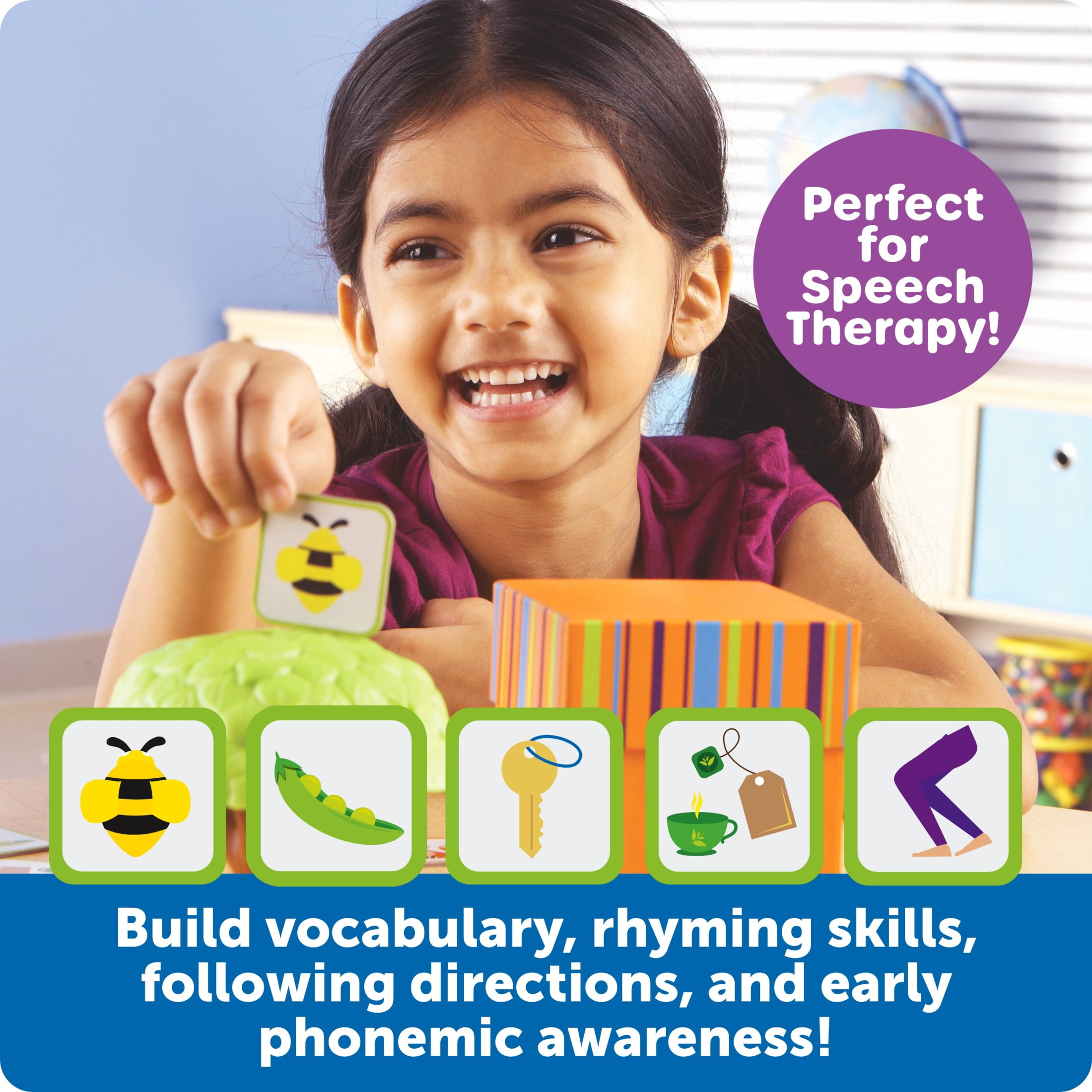 Learning Resources Fox In The Box Word Activity Set Montessori Language, Ages 4+