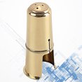 thumbnail image 2 of Homoyoyo Golden Metal Saxophone Cap Protective Cover for Saxophone Mouthpiece, 2 of 5