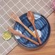 thumbnail image 5 of Cubiertos de Madera Cuchara de Madera Portátil de Teca para Almuerzos Escolares para Picnics para Comida Callejera para Barbacoas Juego de cubiertos de viaje Cuchara de madera Jueg ANGGREK Cocina, Decoración y Otros, 5 of 8