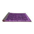 thumbnail image 2 of Ahgly Company Indoor Round Persian Purple Bohemian Area Rugs, 8' Round, 2 of 4