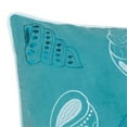 thumbnail image 3 of Furniture of America Paloma Fabric 20-Inch Throw Pillow in Teal Blue (Set of 2), 3 of 4