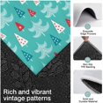 thumbnail image 3 of Turquoise Christmas Tree Pattern Kitchen Rugs Sets Of 3,Kitchen Runner Rugs Non Skid Washable,Decorative Kitchen Floor Mats for Kitchen,Sink,Laundry,17"x30"+ 17"x47" + 17"x59", 3 of 6