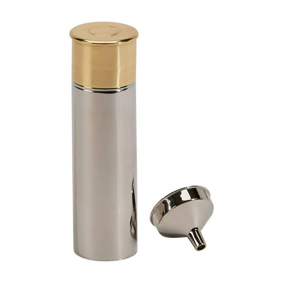 Creative Gifts International  Shotgun Shell Flask - 5 in.