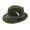Army Green, variant on Vintage German Hat Traditional Fedora With Feather For Oktoberfest Parties & Outdoor Events Bucket Hats One Size