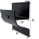 thumbnail image 2 of Ganchos para colgar escaleras de alta resistencia, ganchos para montaje en pared para almacenamiento, ganchos para carretillas, ganchos para pared de garaje, paquete de 2, 2 of 3