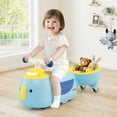 thumbnail image 4 of Gymax 2-in-1 Kids Ride on Toy Toddlers Sliding Car w/Detachable Trailer for Children Blue, 4 of 10