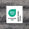 thumbnail image 7 of TOWN & COUNTRY LUXE CuddleTown Ribbed Bubble Stripe Pillow Crate Mat Pet Bed, Machine Washable Cover, Soft & Calming, Non-Slip Bottom, Dark Grey, Small 30"x21"x3", 7 of 7