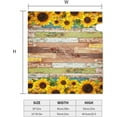 thumbnail image 6 of Sunflowers Mailbox Cover Magnetic Mailbox Wraps Post Box Cover Décor 25.5x21 in, 6 of 7