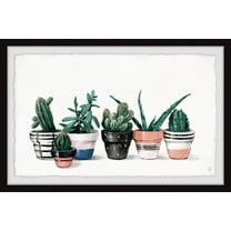 Marmont Hill Black And Blush Ii Framed Wall Art, 30.00" x 1.50"