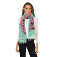 thumbnail image 2 of FORMRS Womens Scarf Winter Soft Long Big Warm Shawls Wrap Tassel Scarves, Pink Cheetah, 2 of 9