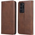 thumbnail image 2 of Huawei P40 Pro Case,IBAOLE Cowhide Pattern Leather Magnetic Book Wallet Case Stand Holder Flip Cover with Card Slots/Cash Compatible with Huawei P40 Pro(6.58 inch)-Dark Brown Huawei P40 Pro, 2 of 7