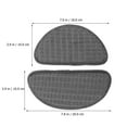 thumbnail image 2 of OULII 2 Pcs Plateau de Récupération pour Réfrigérateur en Fibre Grise Prévention des Fuites Absorbant, 2 of 8
