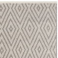 thumbnail image 5 of SAFAVIEH Montauk Kimberlyn Geometric Diamond Cotton Area Rug, Grey/Ivory, 6' x 6' Square, 5 of 6