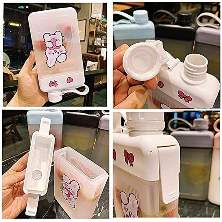 Cute Water Bottles Aesthetic Cute Water Bottles for Women Portable