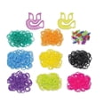thumbnail image 5 of Rainbow Loom Neon Dreams Jumbo Bucket Bracelet Making Kit, Rubber Band Craft Bucket, 5 of 7