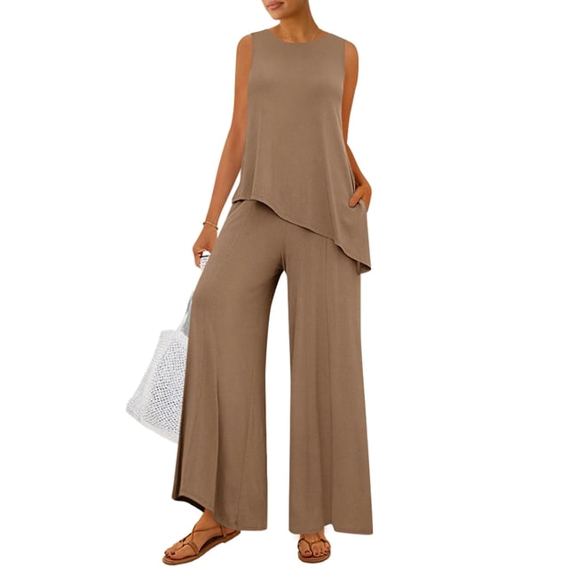 Conjunto Coordinado PRETTYGARDEN 2025 de Dos Piezas para Mujer Talle XL
