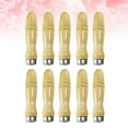 thumbnail image 3 of Amosfun 10Pcs Wooden Handle for Tool with Metal Sleeve Comfortable Grip for File and Rasp, 3 of 8
