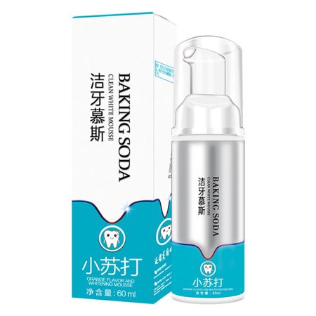 Deep Cleaning Foam Toothpaste Press Whitening Mousse Foam Toothpaste Mousse Foam