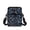 Blue Bronze Leaf Decoration, variant on Uourmeti Polyester Crossbody Bag with Zipper Lightweight Crossbody Bags for Travel, Autumn Pumpkin Maple Leaf Phone Cross Body Bags