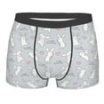 thumbnail image 4 of Goofa Fun Rabbit Printed Men's Boxer Briefs Underwear, Moisture-Wicking Underwear, Trunk,Soft and Breathable Cotton Underwear-XX-Large, 4 of 9