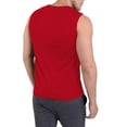 thumbnail image 3 of Playera Deportiva para Hombre Everlast Cuello Redondo Sin Mangas Drymax Talla Chica Rojo, 3 of 4