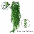 thumbnail image 4 of Xihbxyly Guirnalda Colgante de Flores, Hiedra Artificial, Vegetación Realista, Decoración para El Hogar, Bodas, Oficinas, Fiestas, Resistente a Los Rayos Uv, para Exteriores, Juego de 2 Ramos, 98 Cm, 4 of 6