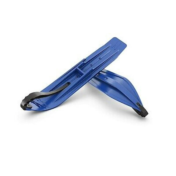 YAMAHA BLUE ATV SKIS - SlyDog Skis w/Loops & Carbides for ATSki Conversion Kit