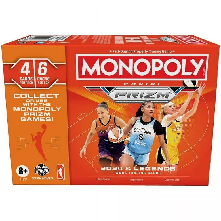 Monopoly Prizm WNBA Booster Box 2024, Caitlin Clark Rookie Card, Black Inserts - Walmart.com Monopoly Prizm WNBA Booster Box 2024, Caitlin Clark Rookie Card, Black Inserts - Walmart.com