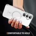 thumbnail image 5 of Dteck Magnetic Case for Samsung Galaxy A15,Shockproof Clear Case Compatible with MagSafe Back Cover for Galaxy A15 5G,Clear, 5 of 7