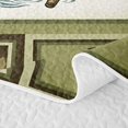 thumbnail image 5 of Erosebridal Green Pike Fish Twin Quilt Set for Boys Girls, Rustic Wildlife Twin Coverlet Set, 2pcs, 5 of 7