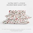 thumbnail image 4 of Comfort Canopy Ultra Soft Nostalgic Christmas Patterned Holiday Sheet Set, King, 4 of 10