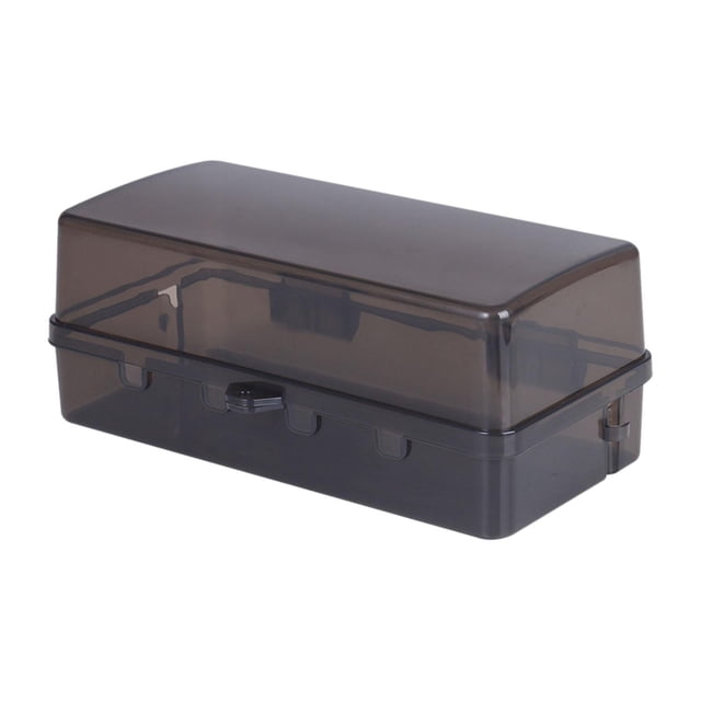 Dickly Electric Waterproof Box Outdoor Large Weatherproof Junction Box Waterproof Power Black