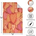 thumbnail image 3 of Valentine's Day Love Heart Kitchen Dish Towel 1 Pack, Soft Absorbent Dishcloths Reusable Hand Towel Washable Tea Towels for Home Kitchen Bar Table Decor, 28 x 18 Inch, 3 of 7