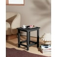 thumbnail image 2 of WINSOON Small Outside Adirondack Square Side Table,Single Layer - Black, 2 of 7