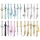 thumbnail image 1 of Bolígrafos de tinta de gel Anjetan Ancient Sword, 24 unidades en 12 estilos, 1 of 7