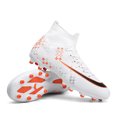 thumbnail image 6 of Runan soccer cleats for mens womens turf soccer shoes indoor footall cleats high ankle TF AG FG football boots wide training sneaker, 6 of 10