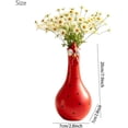 thumbnail image 2 of Clearance Funny Rooster Flower Vase 7.9 Inch, Red Polka Dot Chicken Head Resin Vase, Whimsical Farmhouse Centerpiece for Kitchen, 1 Pack, 2 of 5