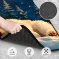 thumbnail image 3 of Fuzoiu Starry Sky Sleep White Bear Print Carpet Floor Mats for Car,Car Foot Mat Set,Universal Fit 4 Piece Mat Pad Set,Fits Most Cars Trucks Vans Sedans SUV Auto Carpet Mat Se, 3 of 7
