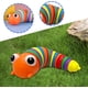 thumbnail image 3 of Juguete, Sensorial Slug Juguetes de Escritorio Anti-Ansiedad Alivio Descompresión Slug para Relajación Flexible Sensory Stim Toy, para Autismo, Niños Adultos, Caterpillar Juguetes de Escritorio para Regalos (Naranja) Rojo Verde, 3 of 5