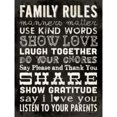 thumbnail image 2 of Family Rules - Black II Poster Print by Stephanie Marrott (9 x 12), 2 of 2