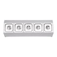 thumbnail image 5 of Stainless Steel Spice Rack Shelf Inclined Seasoning Organizer Holder with 5 Pans, 5 of 9